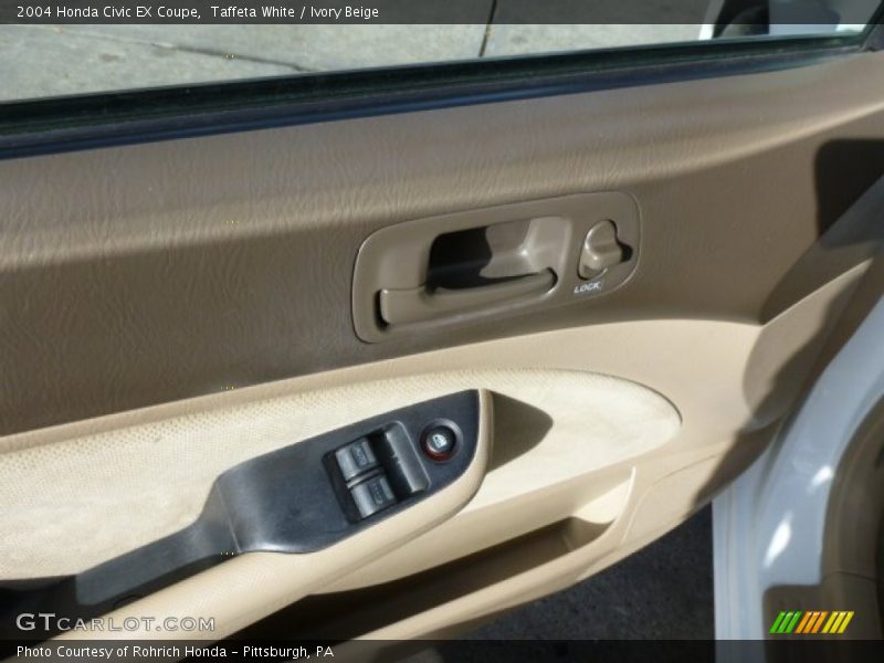 Taffeta White / Ivory Beige 2004 Honda Civic EX Coupe