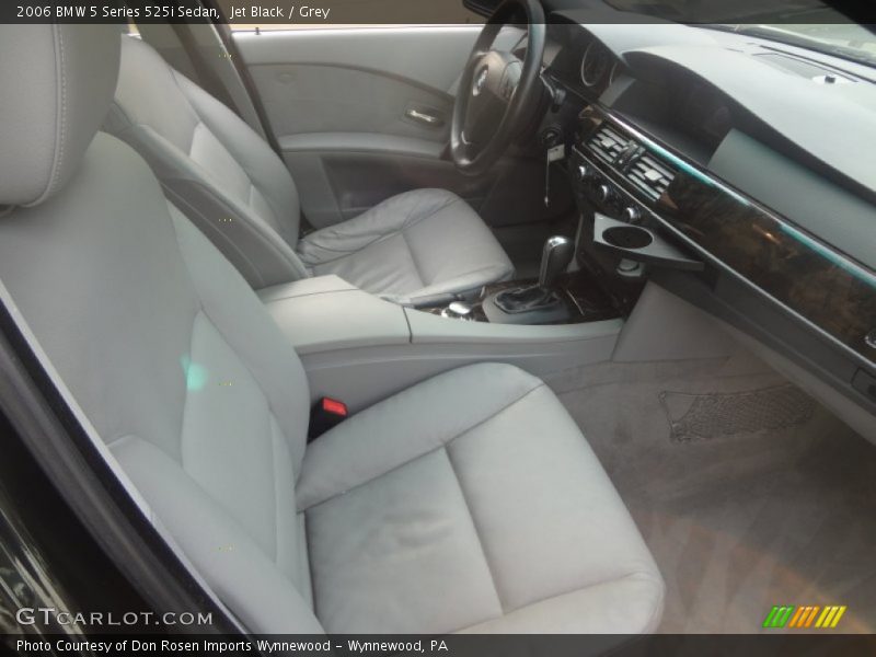 Jet Black / Grey 2006 BMW 5 Series 525i Sedan