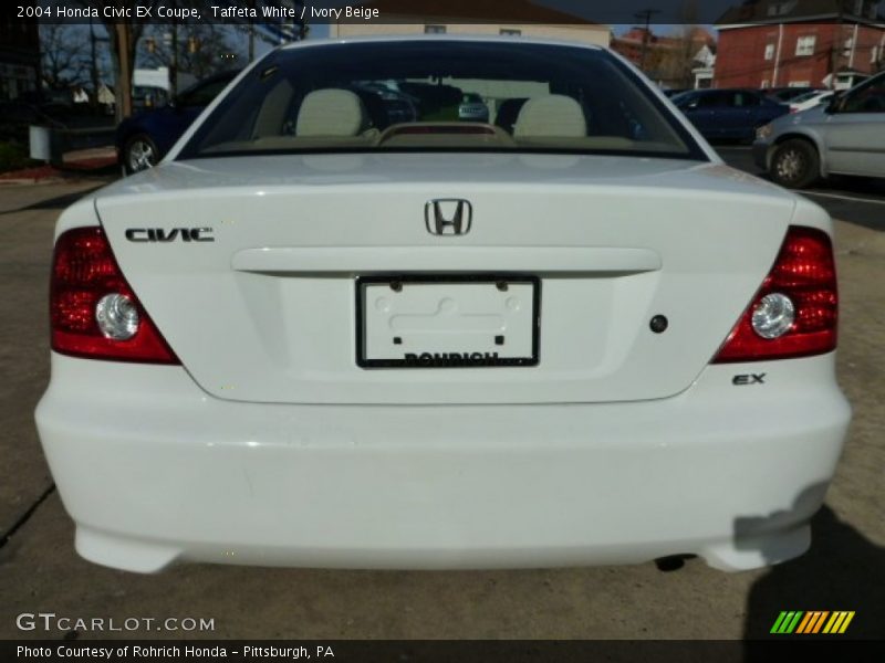 Taffeta White / Ivory Beige 2004 Honda Civic EX Coupe