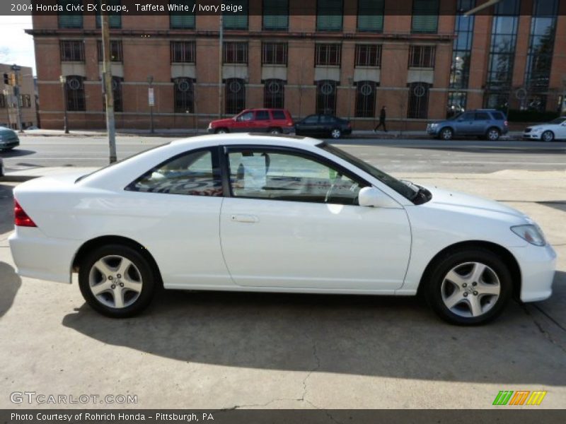 Taffeta White / Ivory Beige 2004 Honda Civic EX Coupe