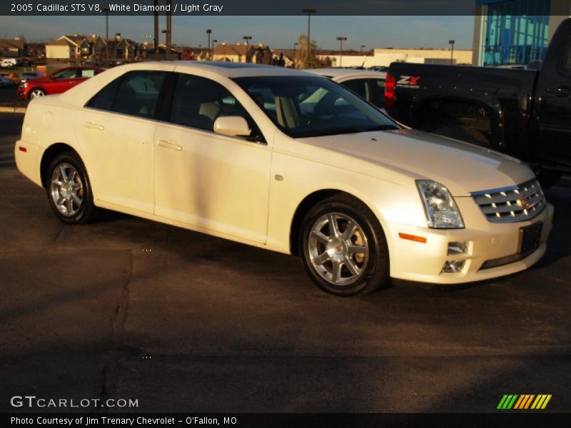 White Diamond / Light Gray 2005 Cadillac STS V8