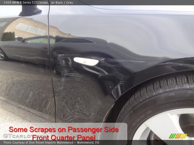 Jet Black / Grey 2006 BMW 5 Series 525i Sedan