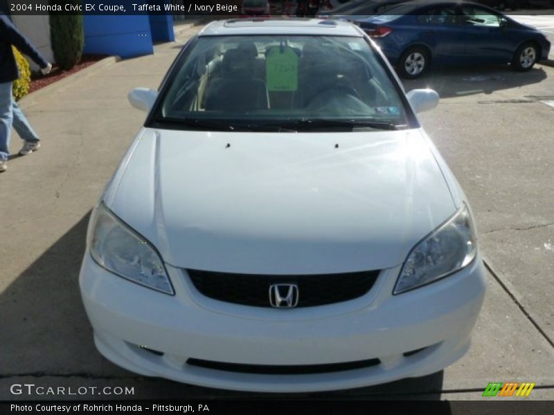 Taffeta White / Ivory Beige 2004 Honda Civic EX Coupe