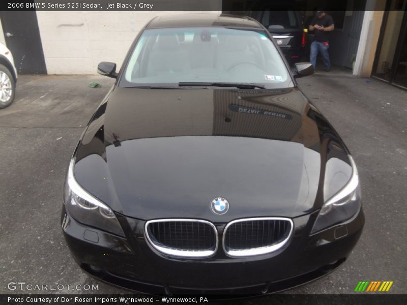 Jet Black / Grey 2006 BMW 5 Series 525i Sedan