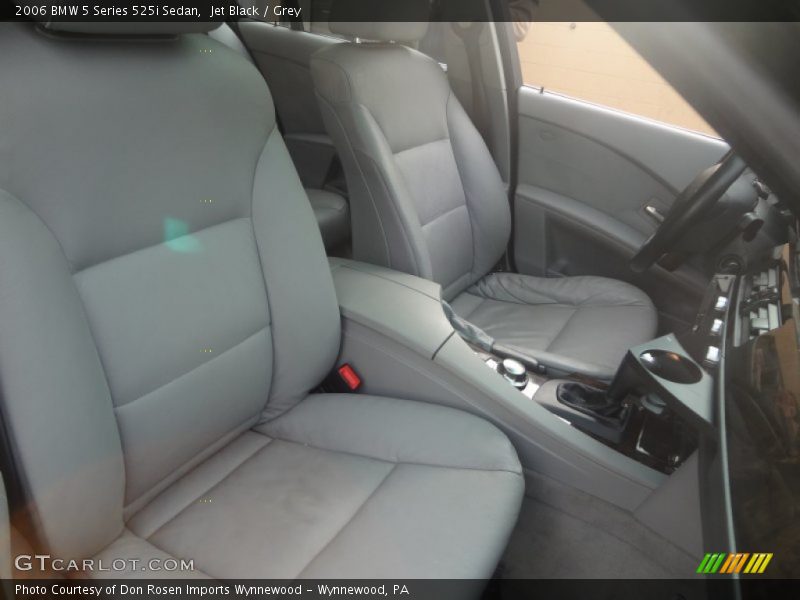 Jet Black / Grey 2006 BMW 5 Series 525i Sedan