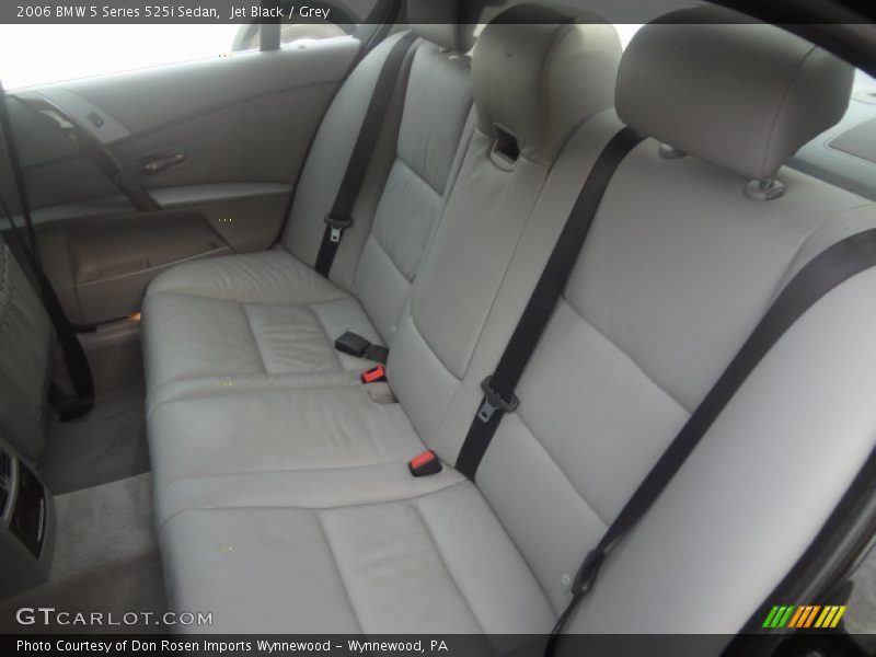 Jet Black / Grey 2006 BMW 5 Series 525i Sedan