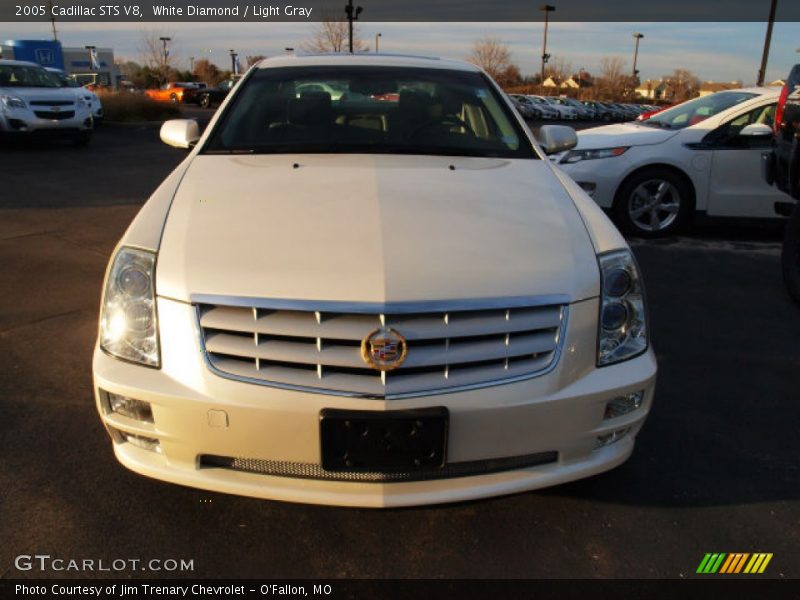 White Diamond / Light Gray 2005 Cadillac STS V8