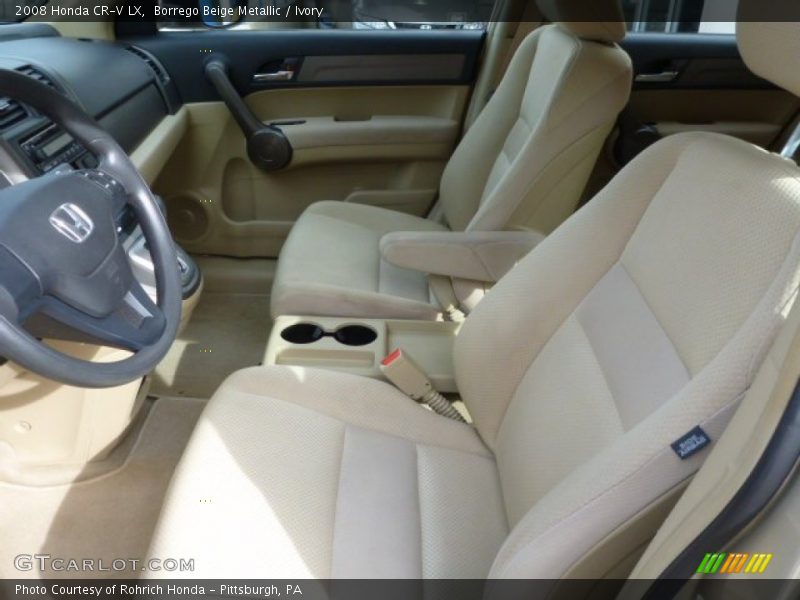 Borrego Beige Metallic / Ivory 2008 Honda CR-V LX