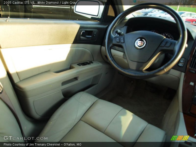 White Diamond / Light Gray 2005 Cadillac STS V8