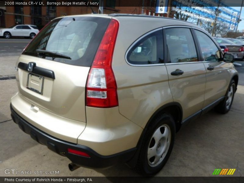 Borrego Beige Metallic / Ivory 2008 Honda CR-V LX