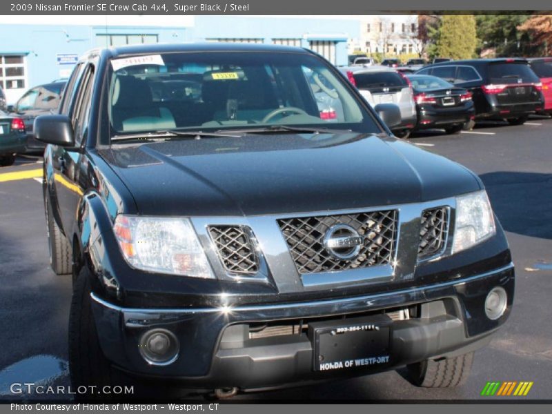 Super Black / Steel 2009 Nissan Frontier SE Crew Cab 4x4