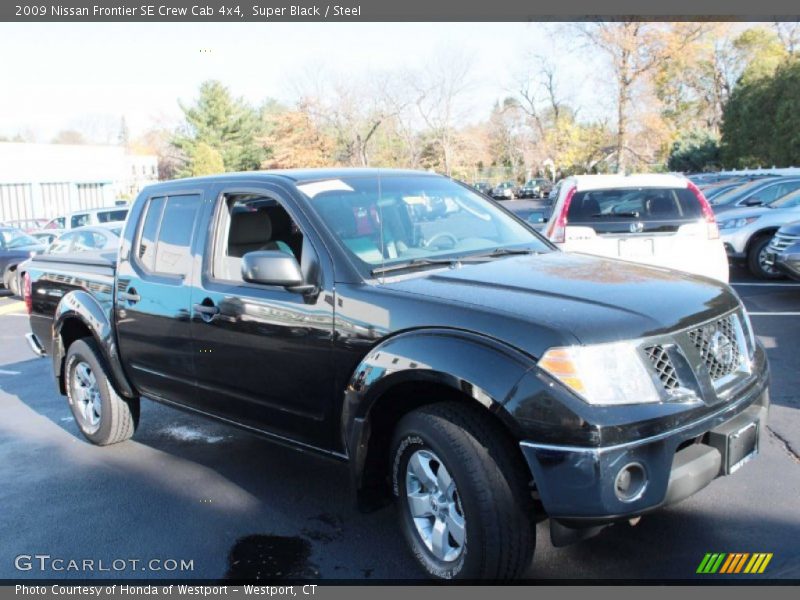 Super Black / Steel 2009 Nissan Frontier SE Crew Cab 4x4