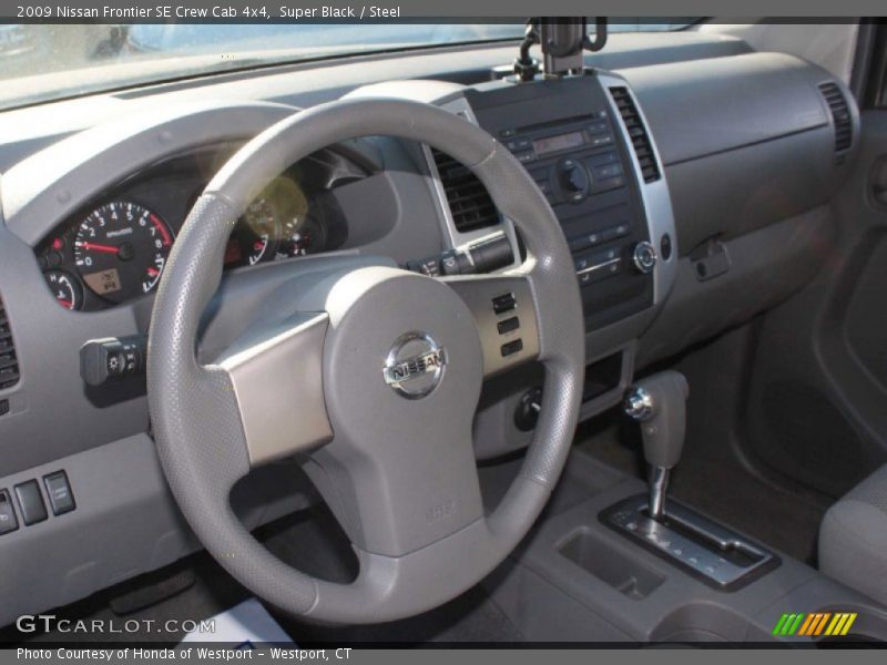 Super Black / Steel 2009 Nissan Frontier SE Crew Cab 4x4