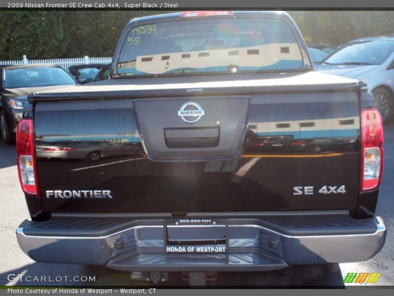 Super Black / Steel 2009 Nissan Frontier SE Crew Cab 4x4