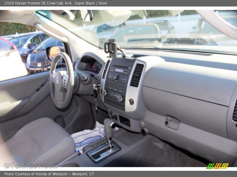 Super Black / Steel 2009 Nissan Frontier SE Crew Cab 4x4