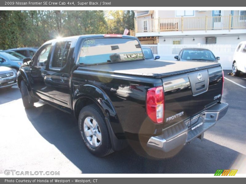Super Black / Steel 2009 Nissan Frontier SE Crew Cab 4x4