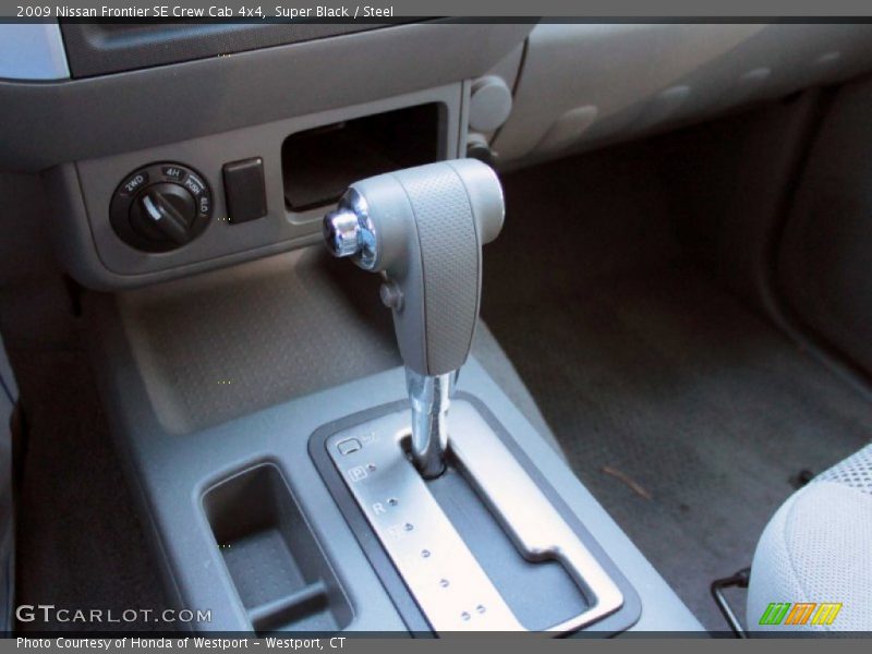 Super Black / Steel 2009 Nissan Frontier SE Crew Cab 4x4
