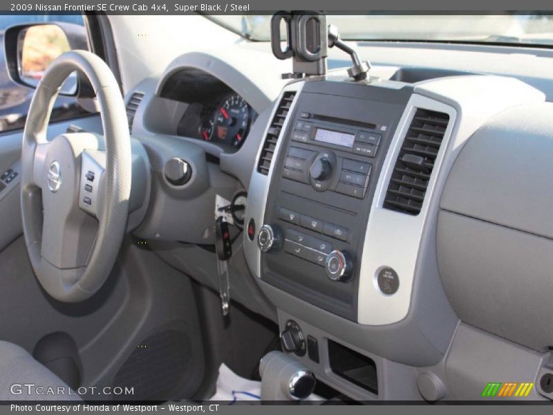 Super Black / Steel 2009 Nissan Frontier SE Crew Cab 4x4