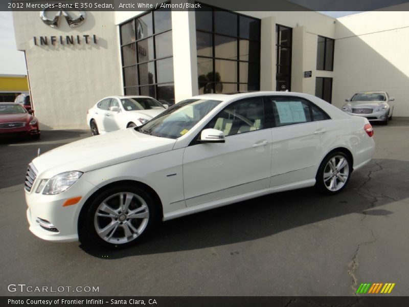 Arctic White / Almond/Black 2012 Mercedes-Benz E 350 Sedan