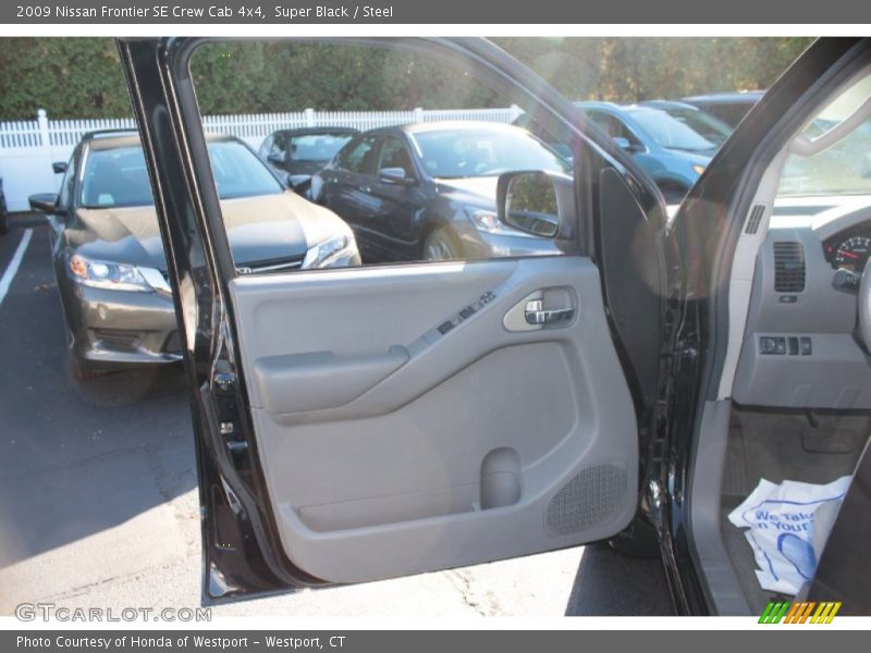 Super Black / Steel 2009 Nissan Frontier SE Crew Cab 4x4