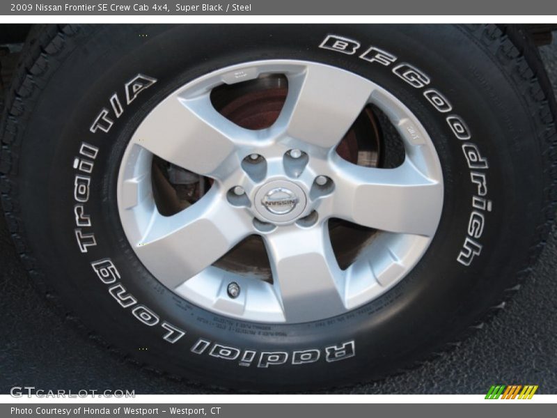 Super Black / Steel 2009 Nissan Frontier SE Crew Cab 4x4