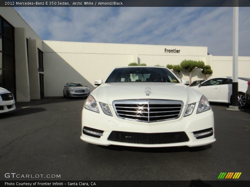 Arctic White / Almond/Black 2012 Mercedes-Benz E 350 Sedan