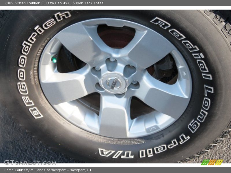 Super Black / Steel 2009 Nissan Frontier SE Crew Cab 4x4
