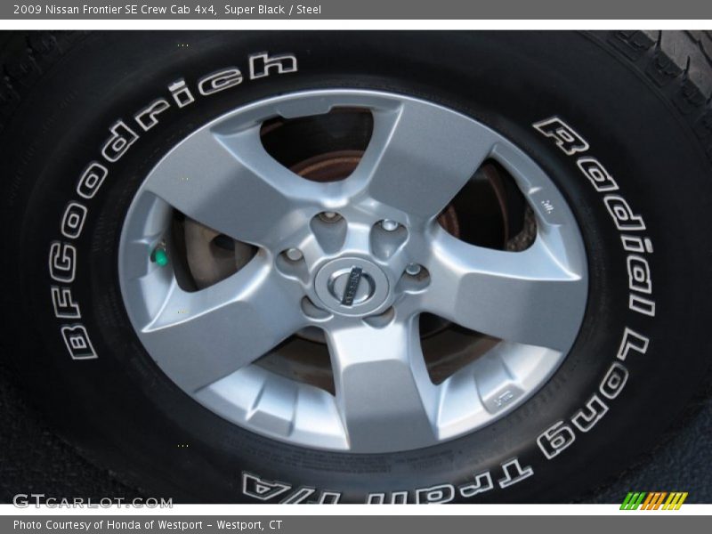 Super Black / Steel 2009 Nissan Frontier SE Crew Cab 4x4