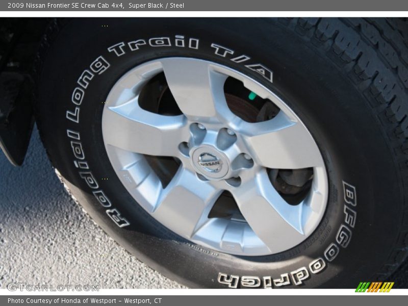 Super Black / Steel 2009 Nissan Frontier SE Crew Cab 4x4