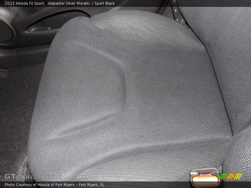 Alabaster Silver Metallic / Sport Black 2013 Honda Fit Sport