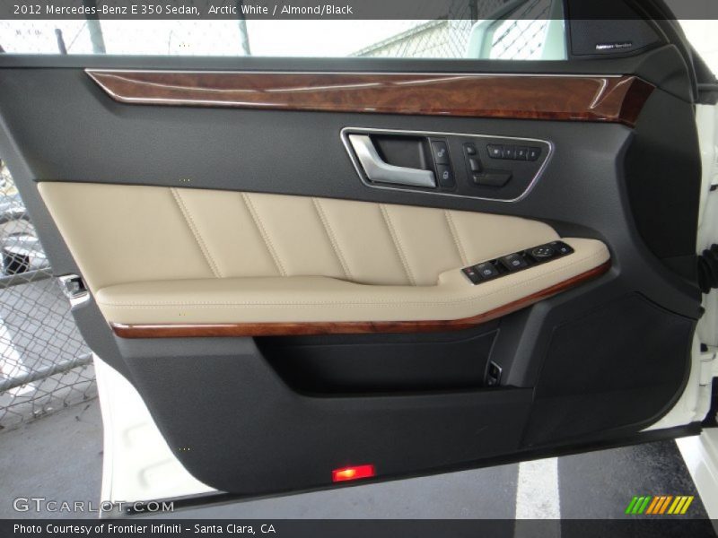 Arctic White / Almond/Black 2012 Mercedes-Benz E 350 Sedan
