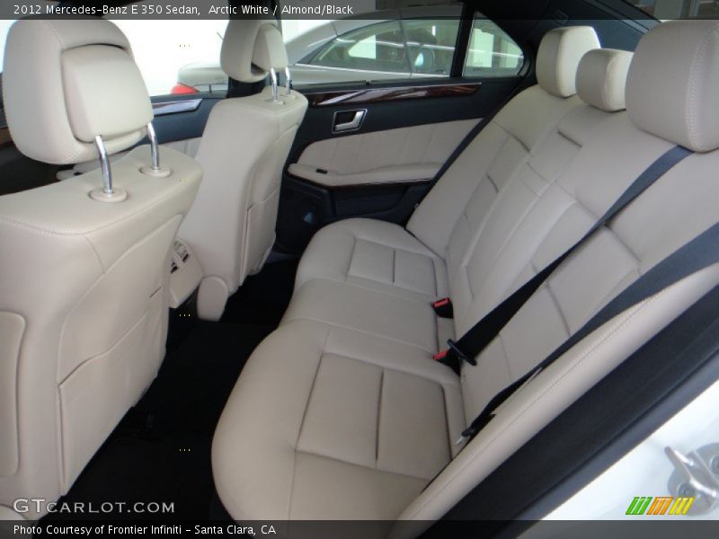 Arctic White / Almond/Black 2012 Mercedes-Benz E 350 Sedan