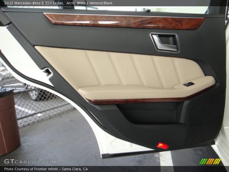 Arctic White / Almond/Black 2012 Mercedes-Benz E 350 Sedan