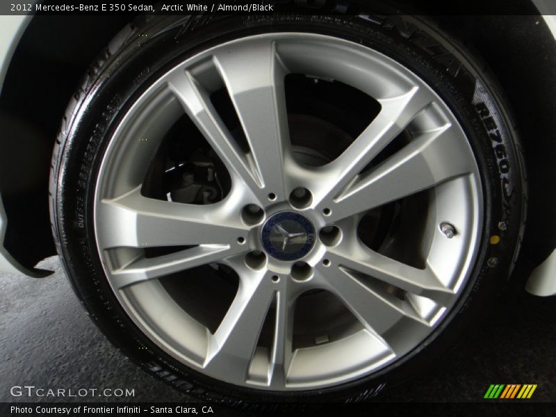 Arctic White / Almond/Black 2012 Mercedes-Benz E 350 Sedan