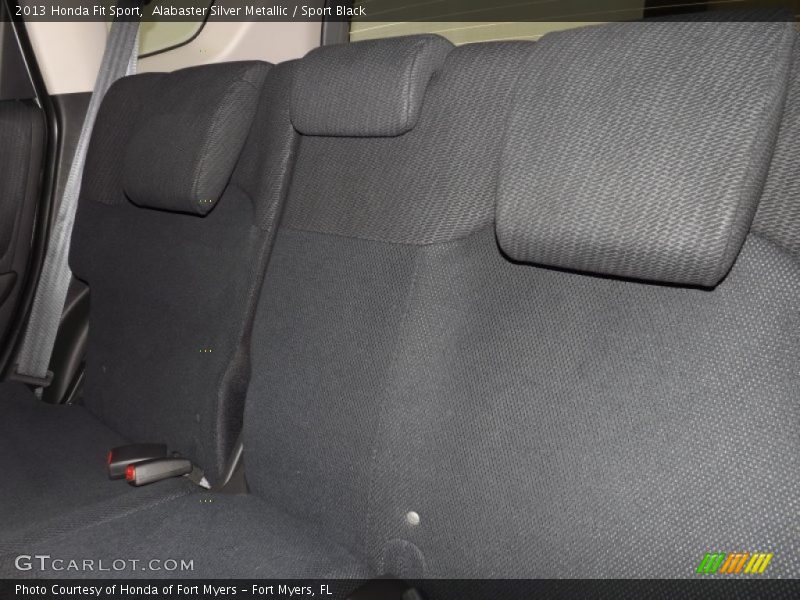 Alabaster Silver Metallic / Sport Black 2013 Honda Fit Sport