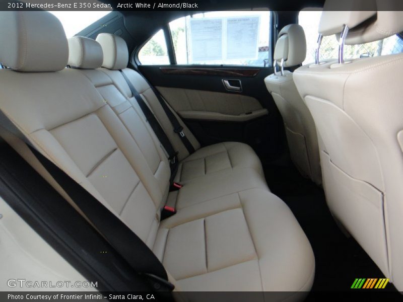 Arctic White / Almond/Black 2012 Mercedes-Benz E 350 Sedan