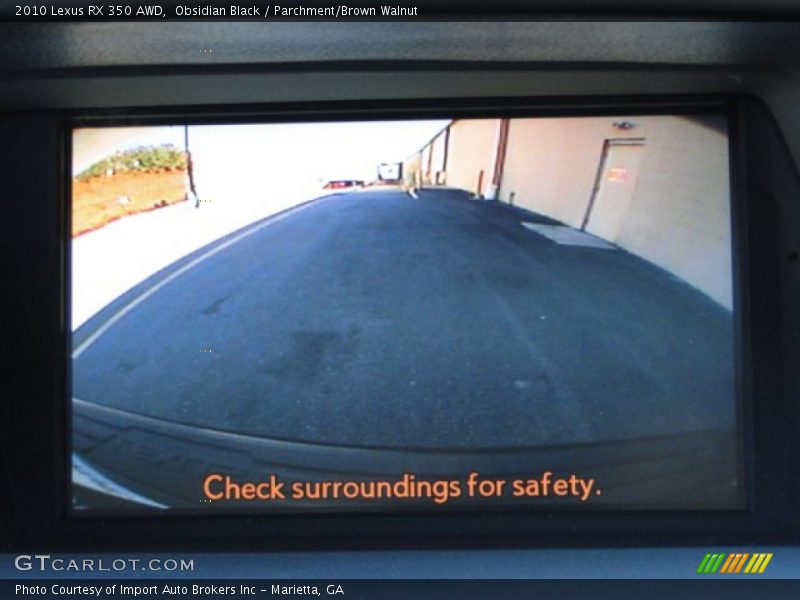 Obsidian Black / Parchment/Brown Walnut 2010 Lexus RX 350 AWD
