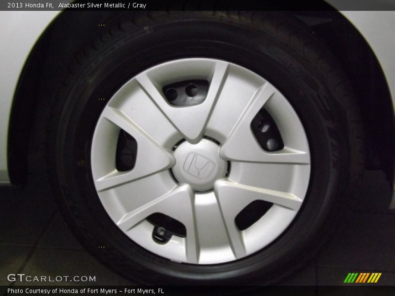 Alabaster Silver Metallic / Gray 2013 Honda Fit