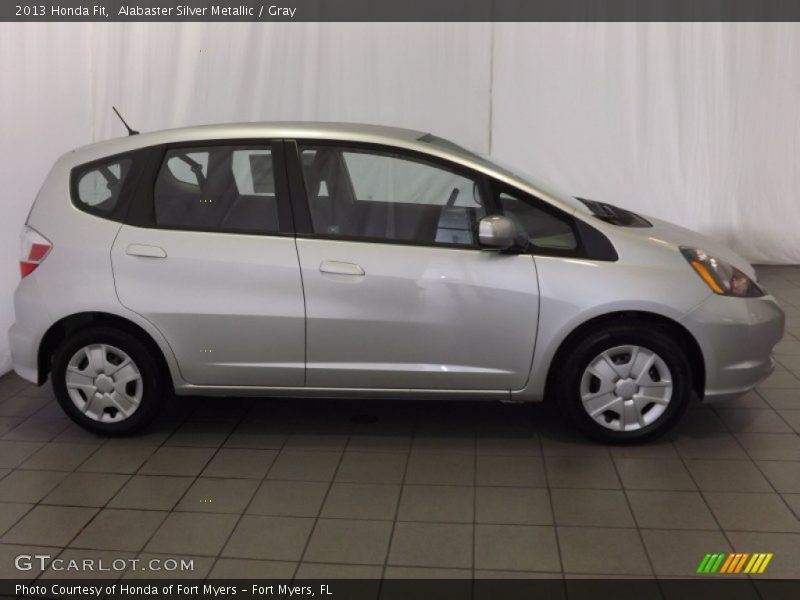 Alabaster Silver Metallic / Gray 2013 Honda Fit