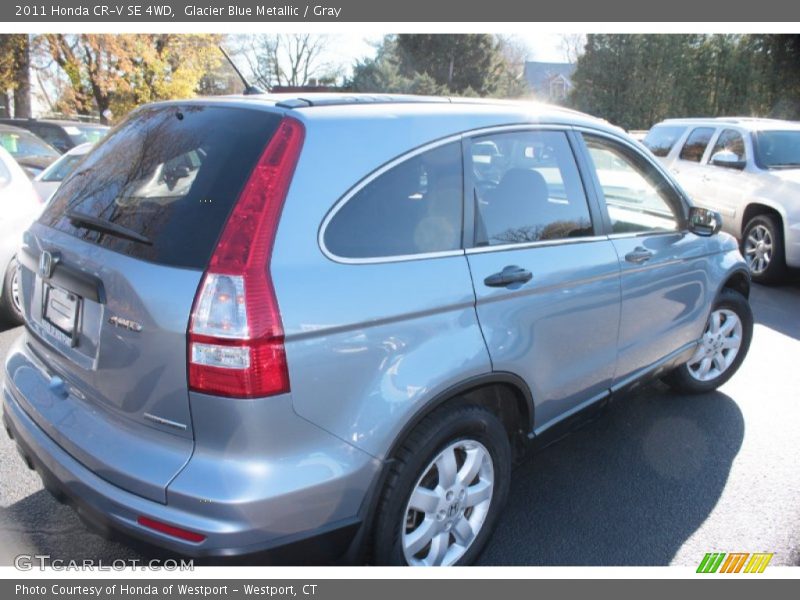 Glacier Blue Metallic / Gray 2011 Honda CR-V SE 4WD