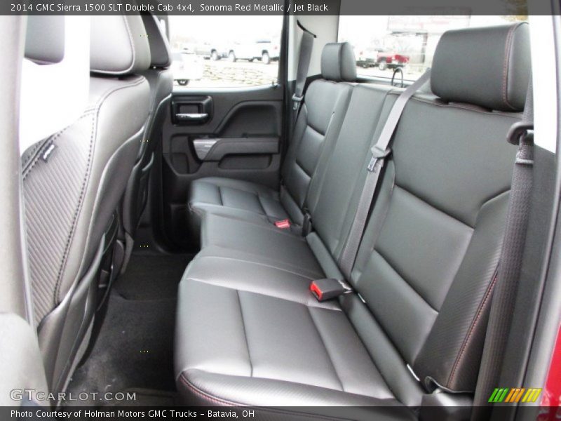 Sonoma Red Metallic / Jet Black 2014 GMC Sierra 1500 SLT Double Cab 4x4