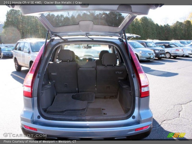 Glacier Blue Metallic / Gray 2011 Honda CR-V SE 4WD