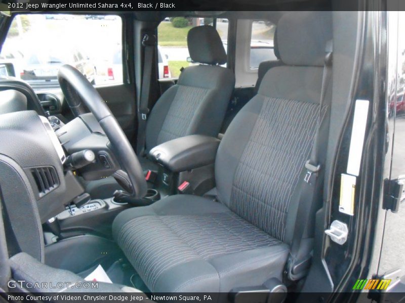Black / Black 2012 Jeep Wrangler Unlimited Sahara 4x4