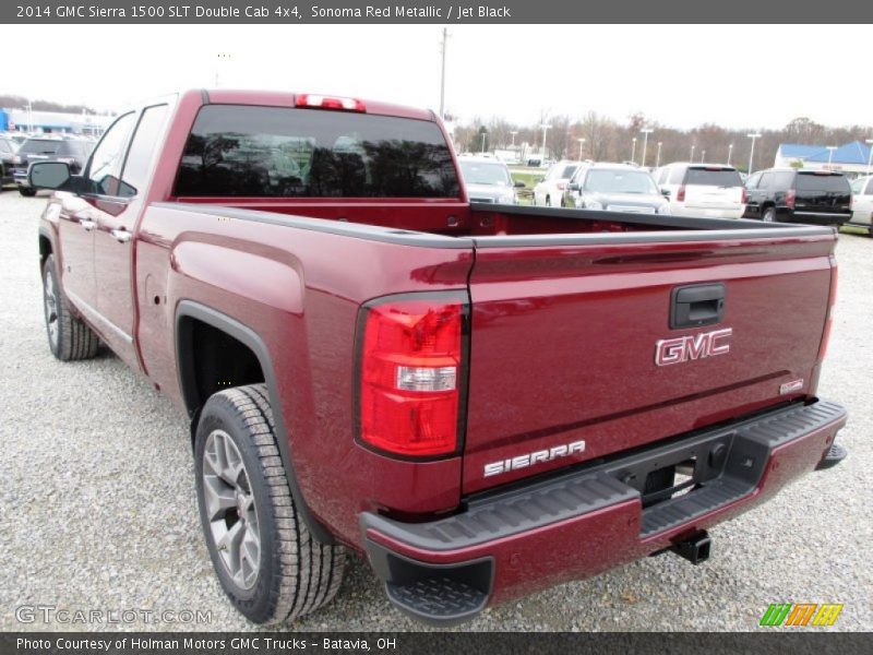 Sonoma Red Metallic / Jet Black 2014 GMC Sierra 1500 SLT Double Cab 4x4