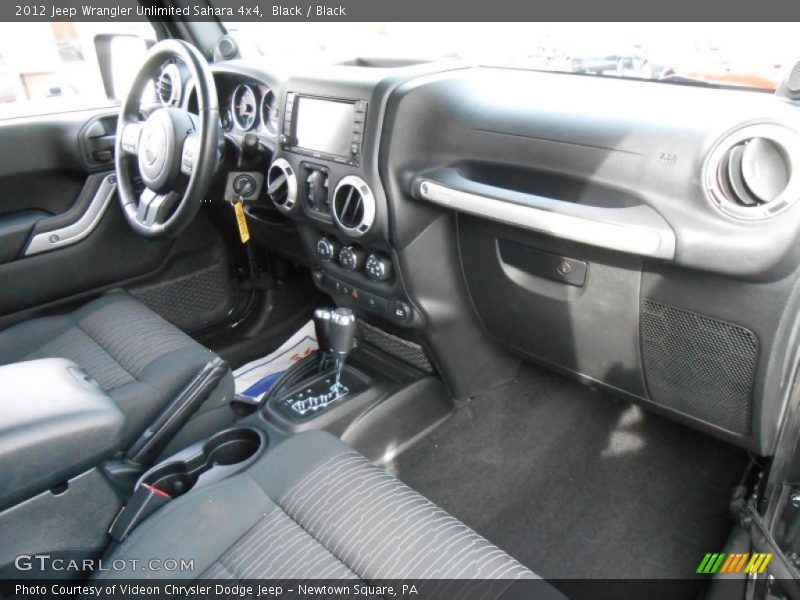 Black / Black 2012 Jeep Wrangler Unlimited Sahara 4x4