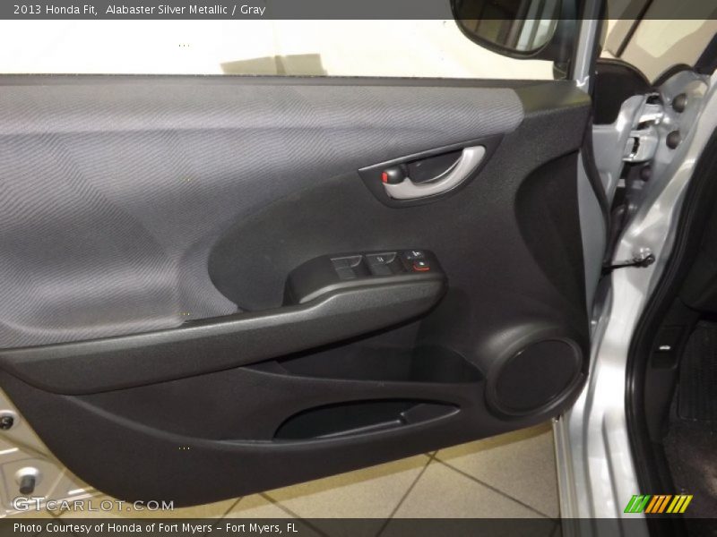 Alabaster Silver Metallic / Gray 2013 Honda Fit