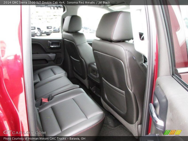 Sonoma Red Metallic / Jet Black 2014 GMC Sierra 1500 SLT Double Cab 4x4