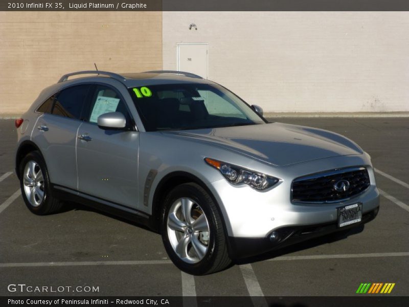 Liquid Platinum / Graphite 2010 Infiniti FX 35