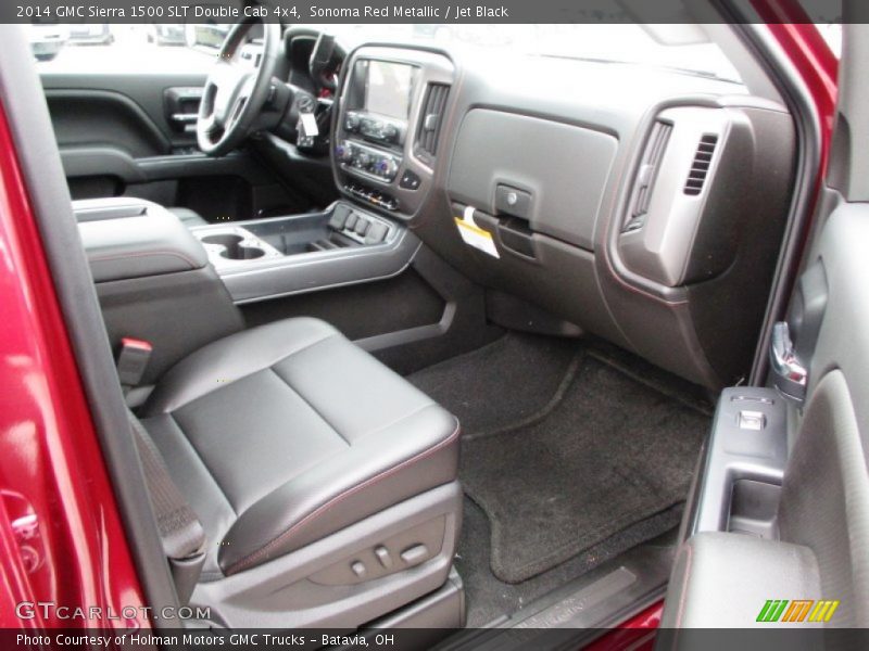 Sonoma Red Metallic / Jet Black 2014 GMC Sierra 1500 SLT Double Cab 4x4