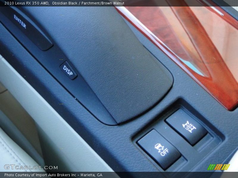 Obsidian Black / Parchment/Brown Walnut 2010 Lexus RX 350 AWD